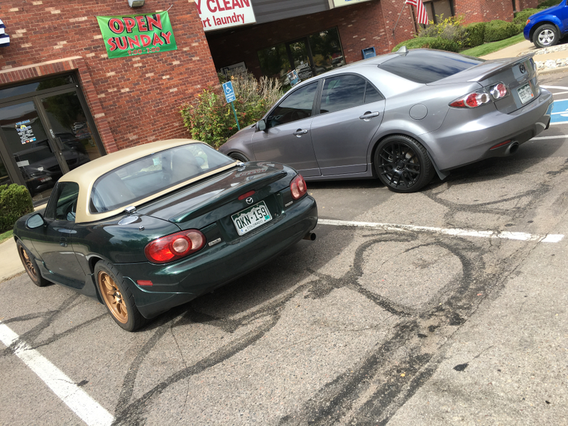 Parked next to this Mazdaspeed 6